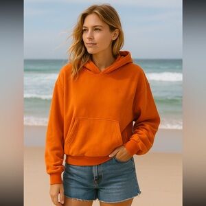 Tigermist not your baby orange hoodie small oversized